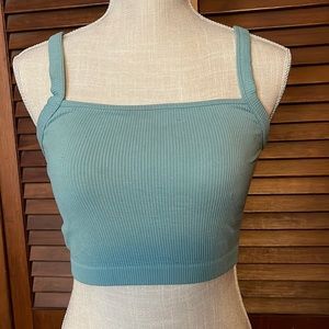 Colsie Light Green Bralette/Sports Bra